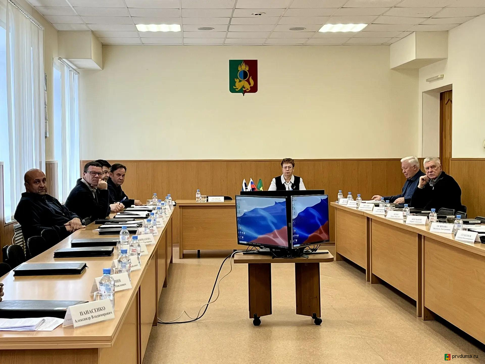 В городской Думе состоялось заседание комитетов